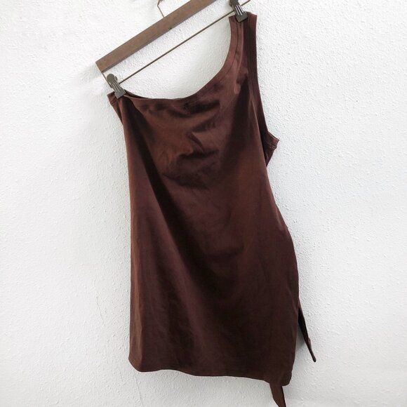 Runaway The Label Brown Bodycon Mini Dress Size XXL - Picture 1 of 7